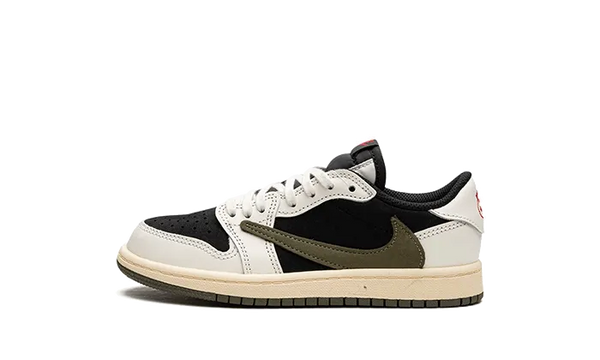 Air Jordan 1 Retro Low OG SP Travis Scott Olive Enfant (PS) - DZ5909-106