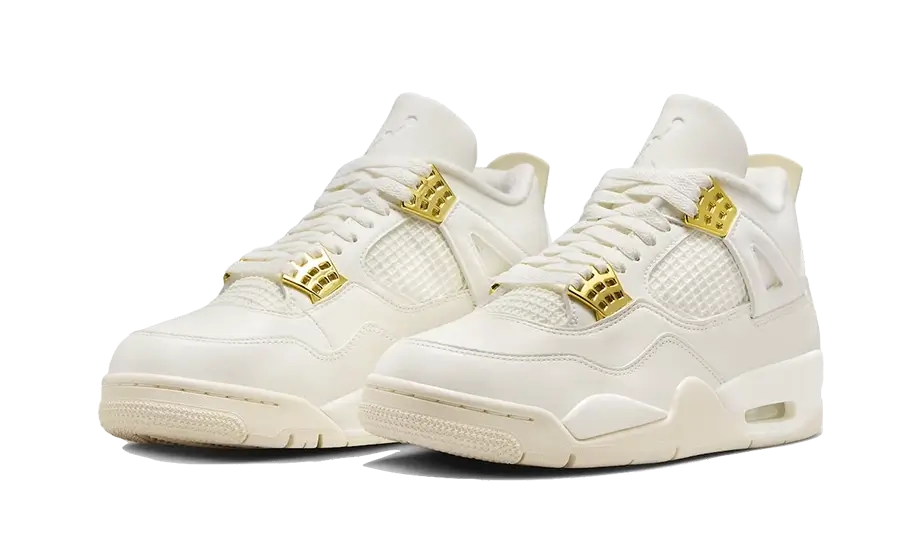 Air Jordan 4 Sail Metallic Gold - AQ9129-170