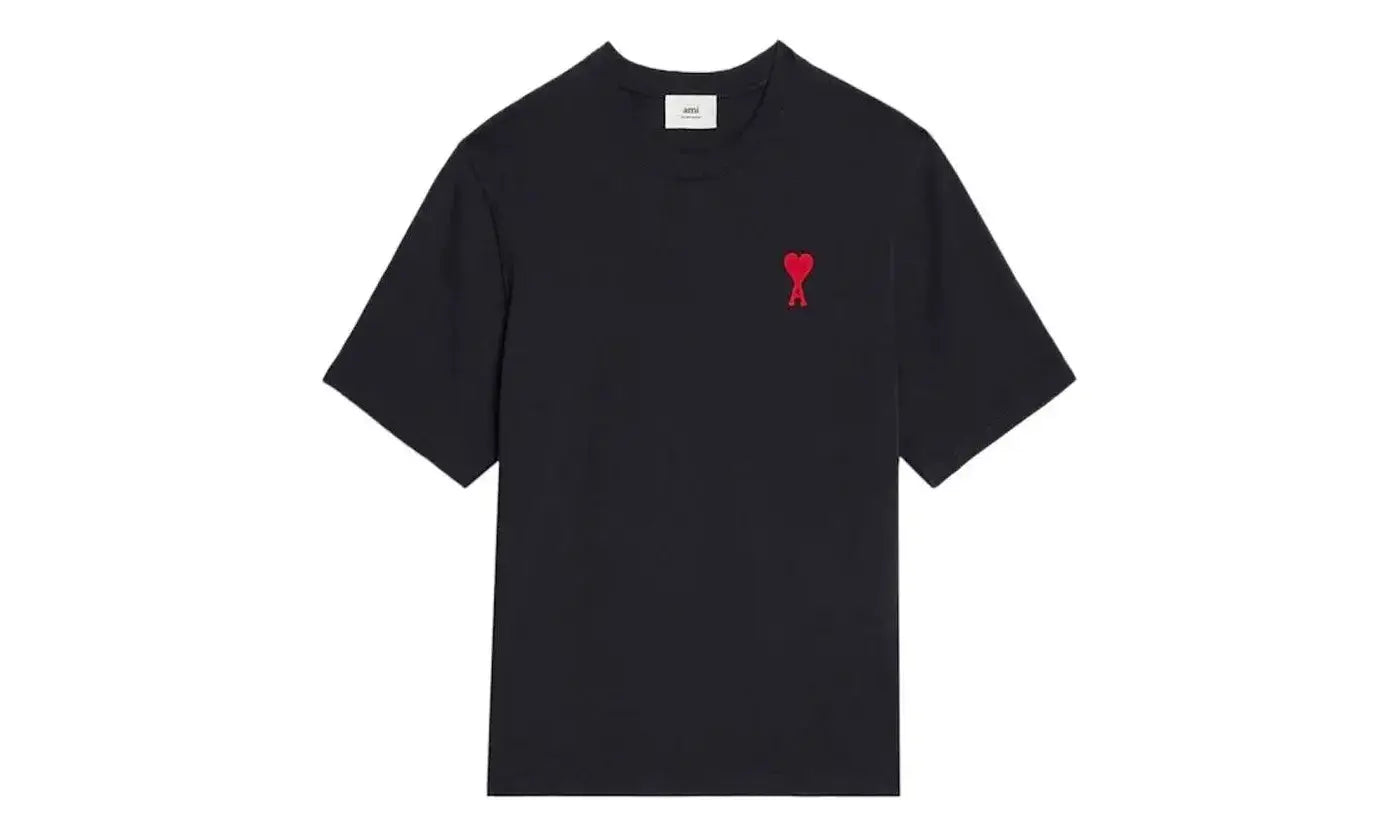 Ami Paris Tonal Ami De Coeur S/S T-shirt Black