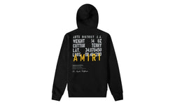 AMIRI Military Specs Stencil Hoodie Black