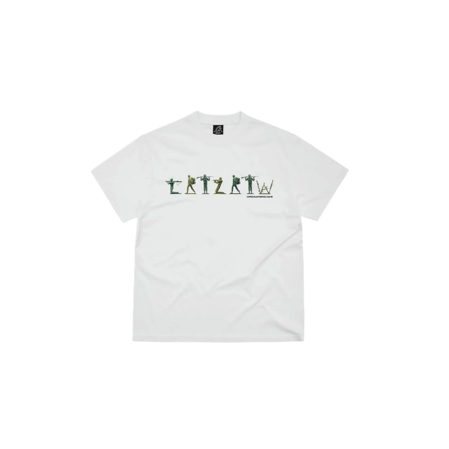 Corteiz Army Alphabet Tee White