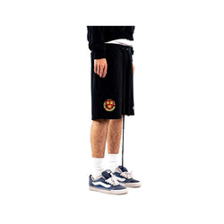 FVCK Oversize Black Embroidered Shorts