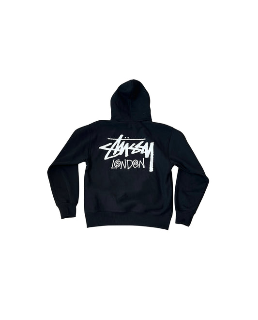 Stussy Stock London Hoodie Black