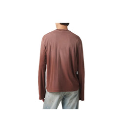 Acne Studios Logo Cotton and Hemp T-shirt Brown