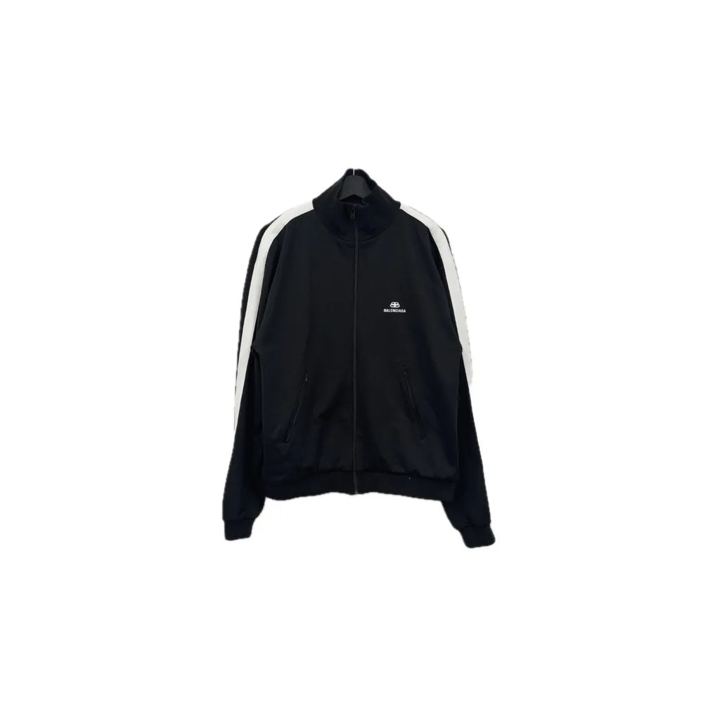 Balenciaga Logo Track Jacket Black/White