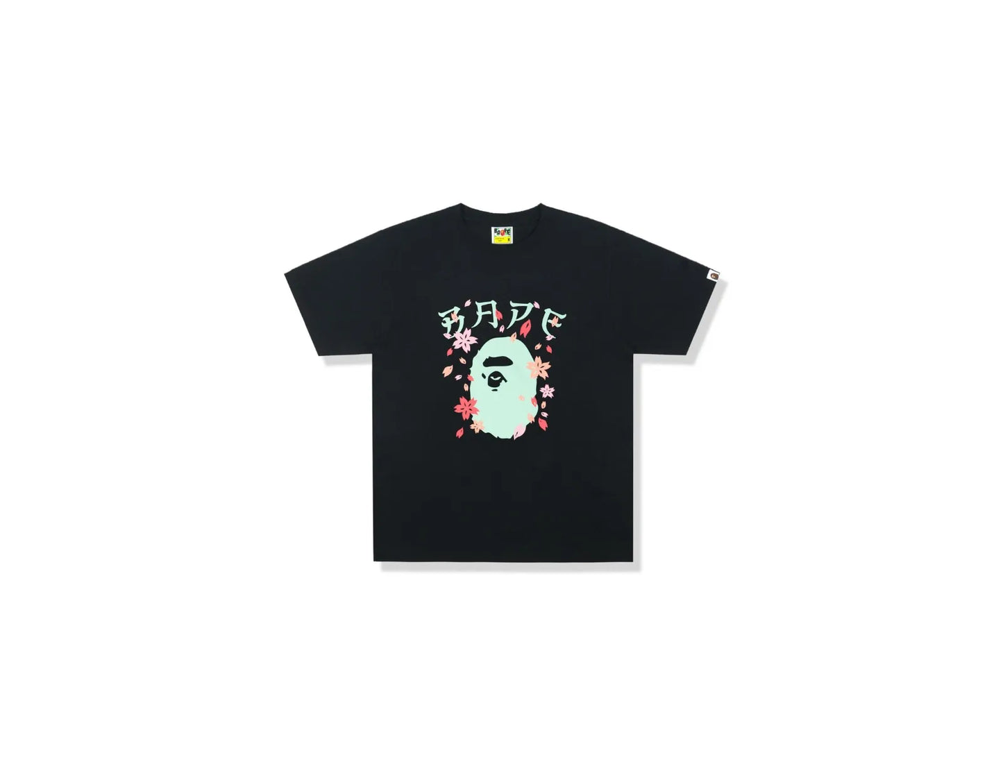 BAPE College Sakura Tee Black
