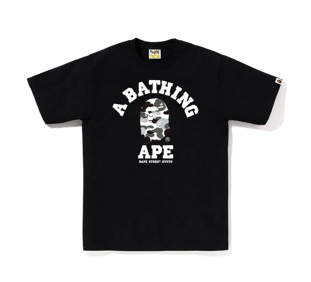BAPE Bape College Kyoto Camo Tee Black