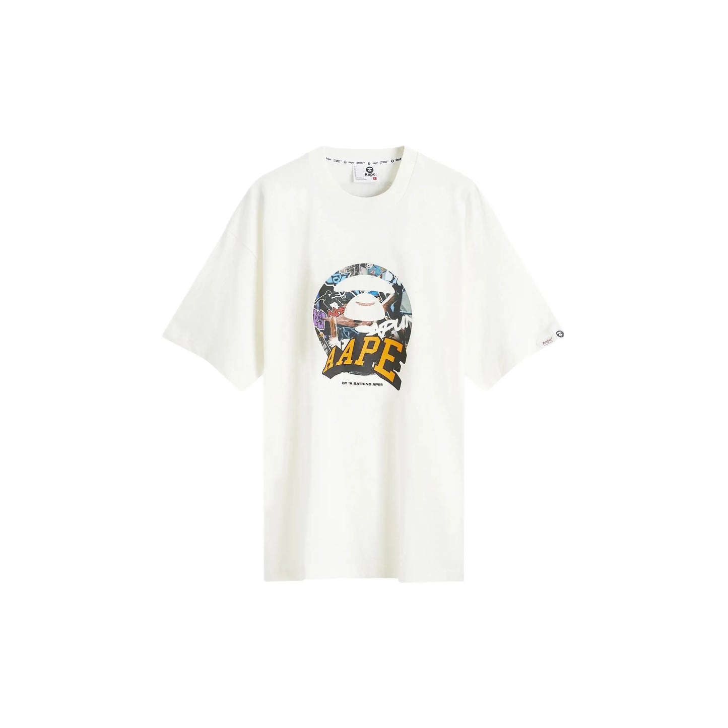 AAPE Skate Stamp Tee White