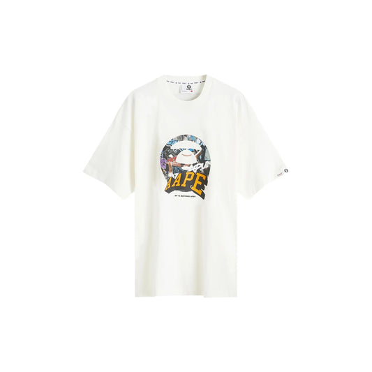 AAPE Skate Stamp Tee White