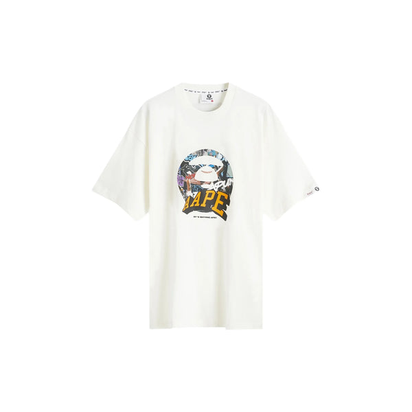 AAPE Skate Stamp Tee White