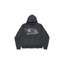 Balenciaga Crayon Loop Oversized Hoodie Washed Black