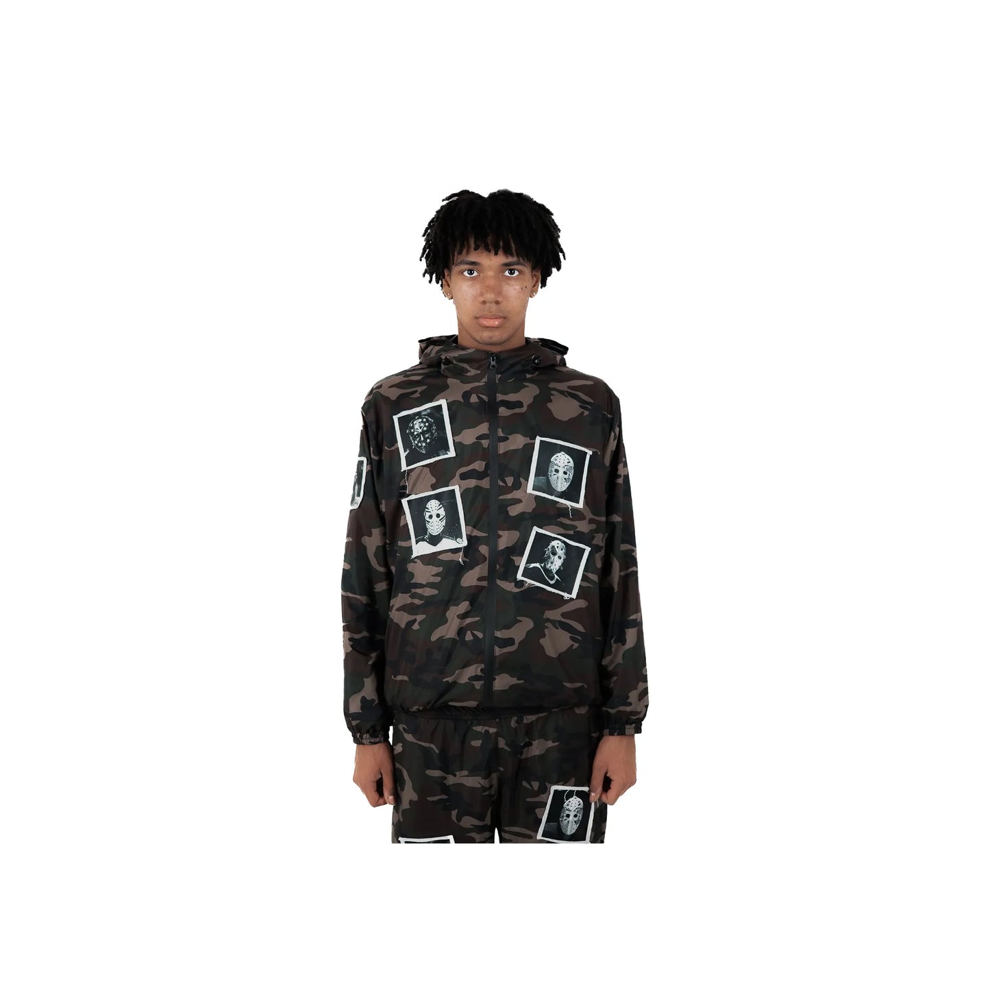 Blurry Universe Wind Jacket Camo