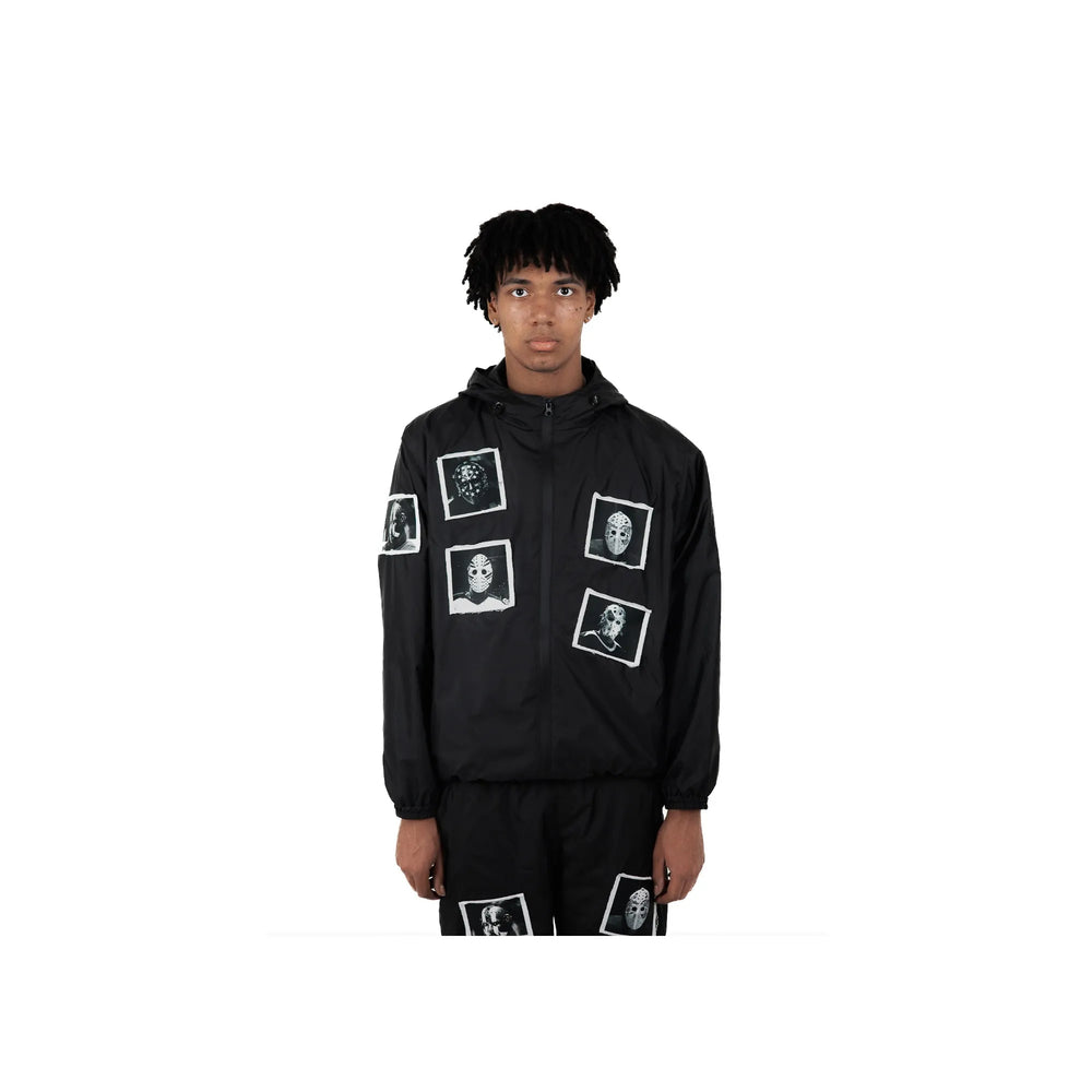 Blurry Universe Wind Jacket Black