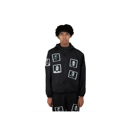 Blurry Universe Wind Jacket Black