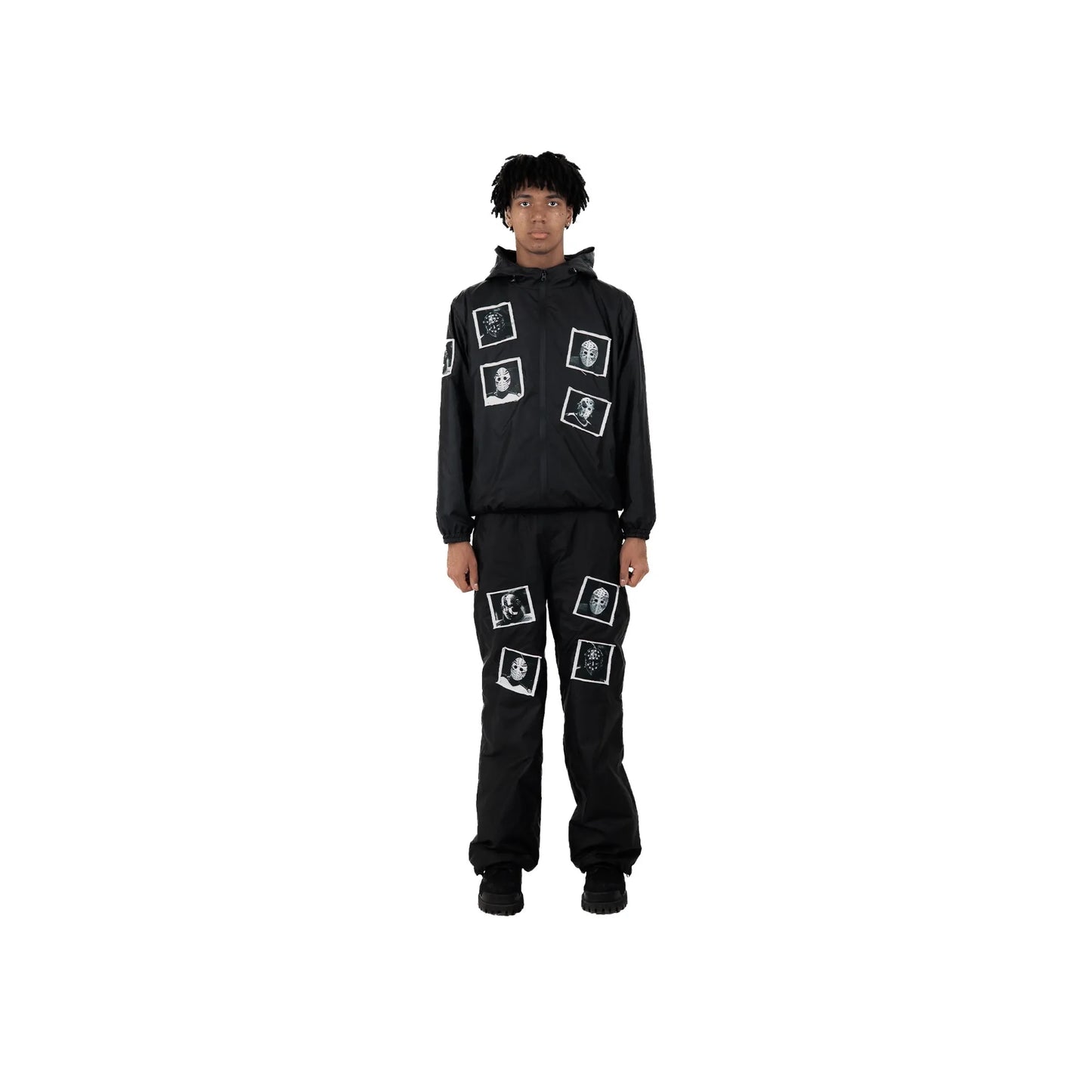Blurry Universe Wind Pants Black