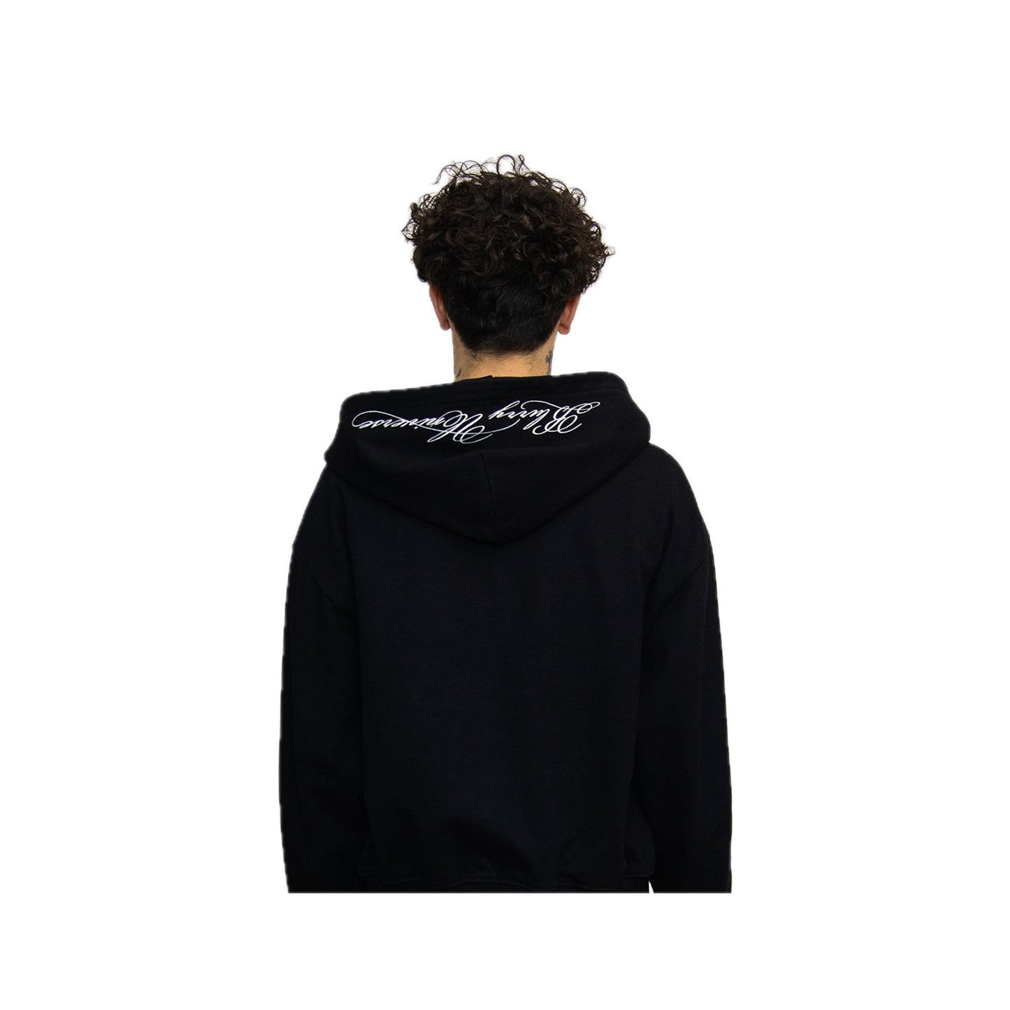 Blurry Universe Zip Hoodie Black  - BLUR-UNI-ZIPHOD