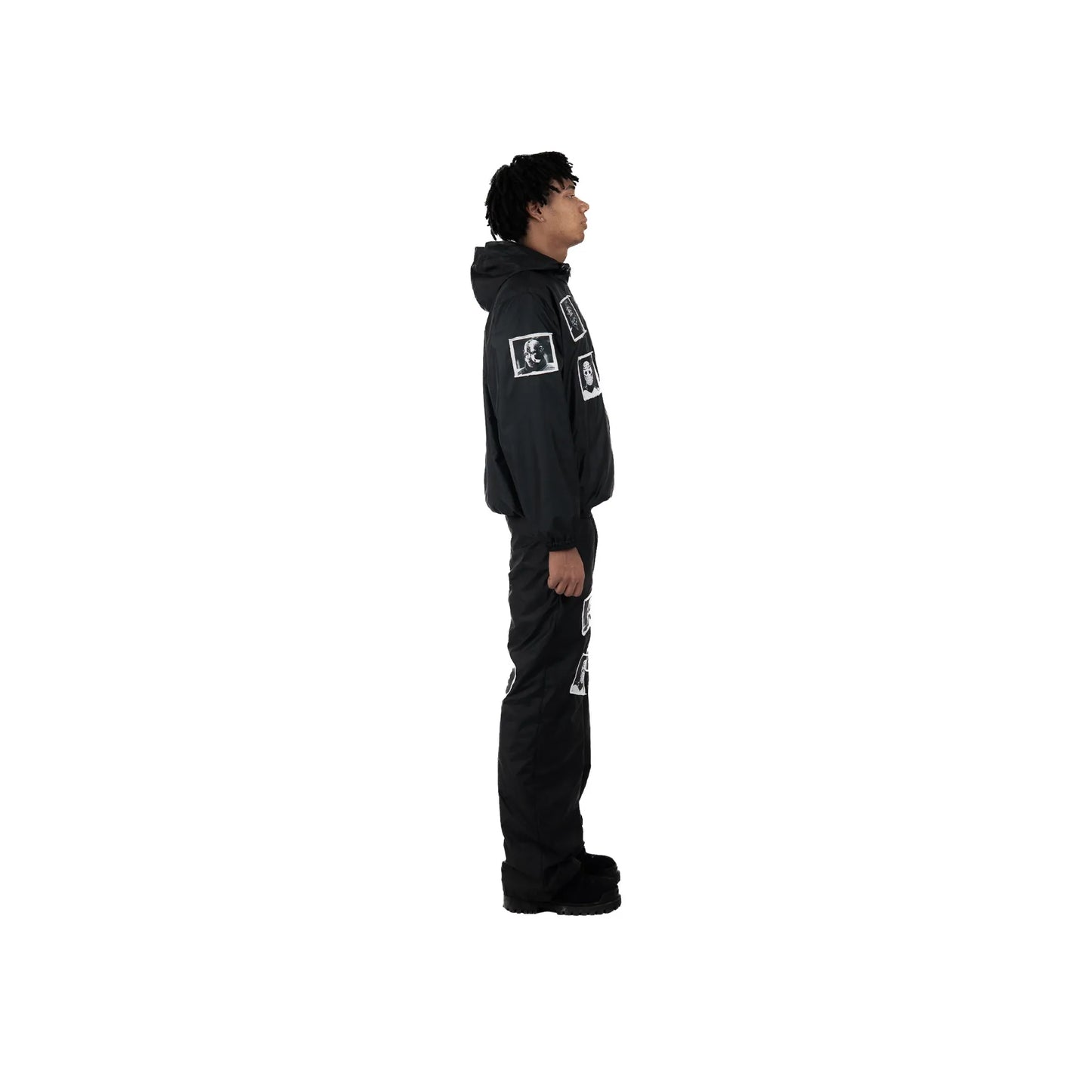 Blurry Universe Wind Pants Black