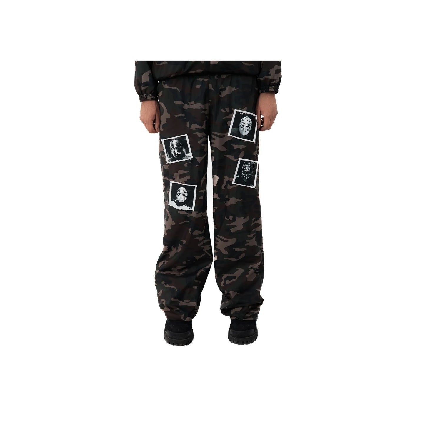 Blurry Universe Wind Pants Camo