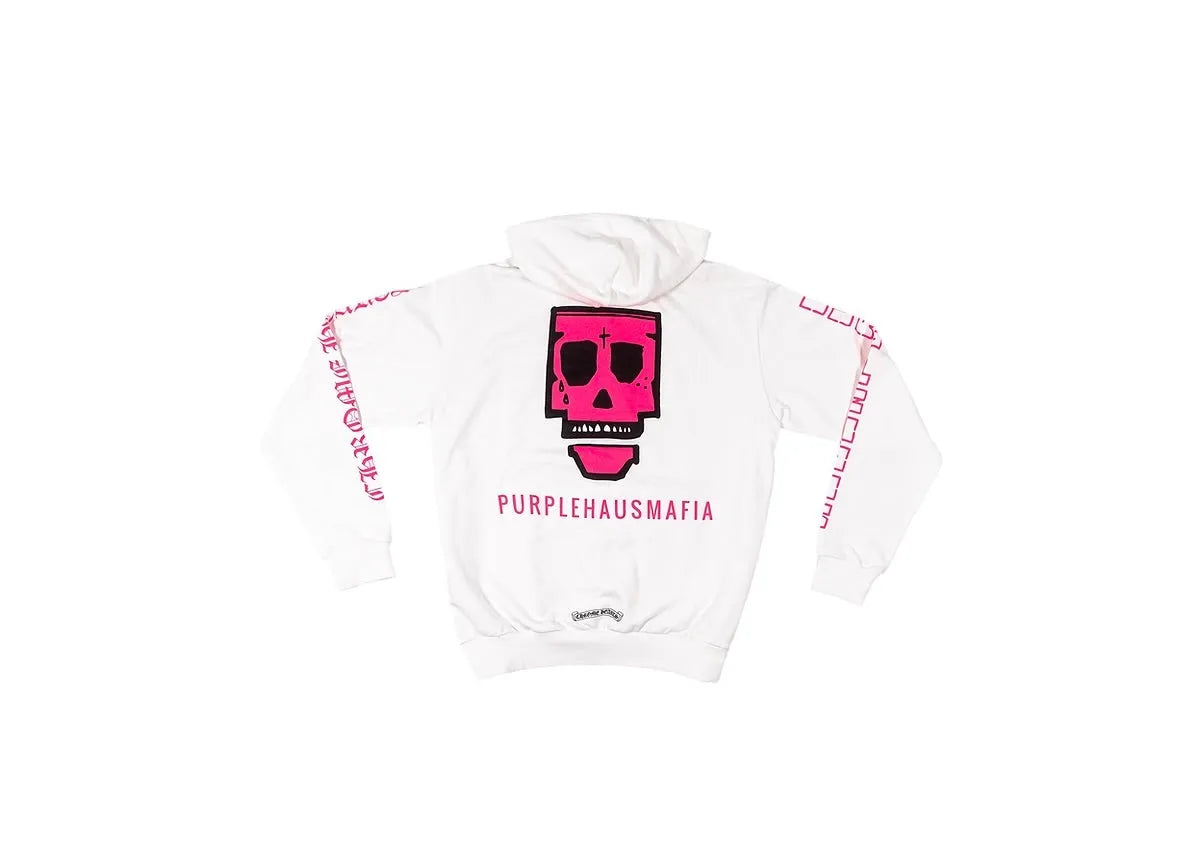 Chrome Hearts x Purplehaus Mafia Hoodie White
