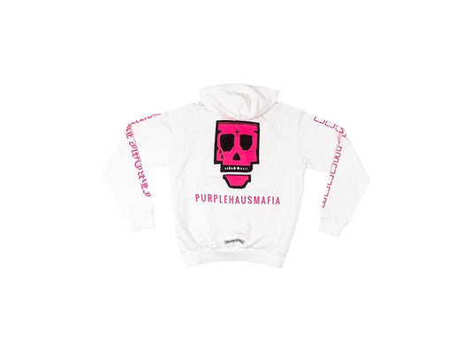 Chrome Hearts x Purplehaus Mafia Hoodie White