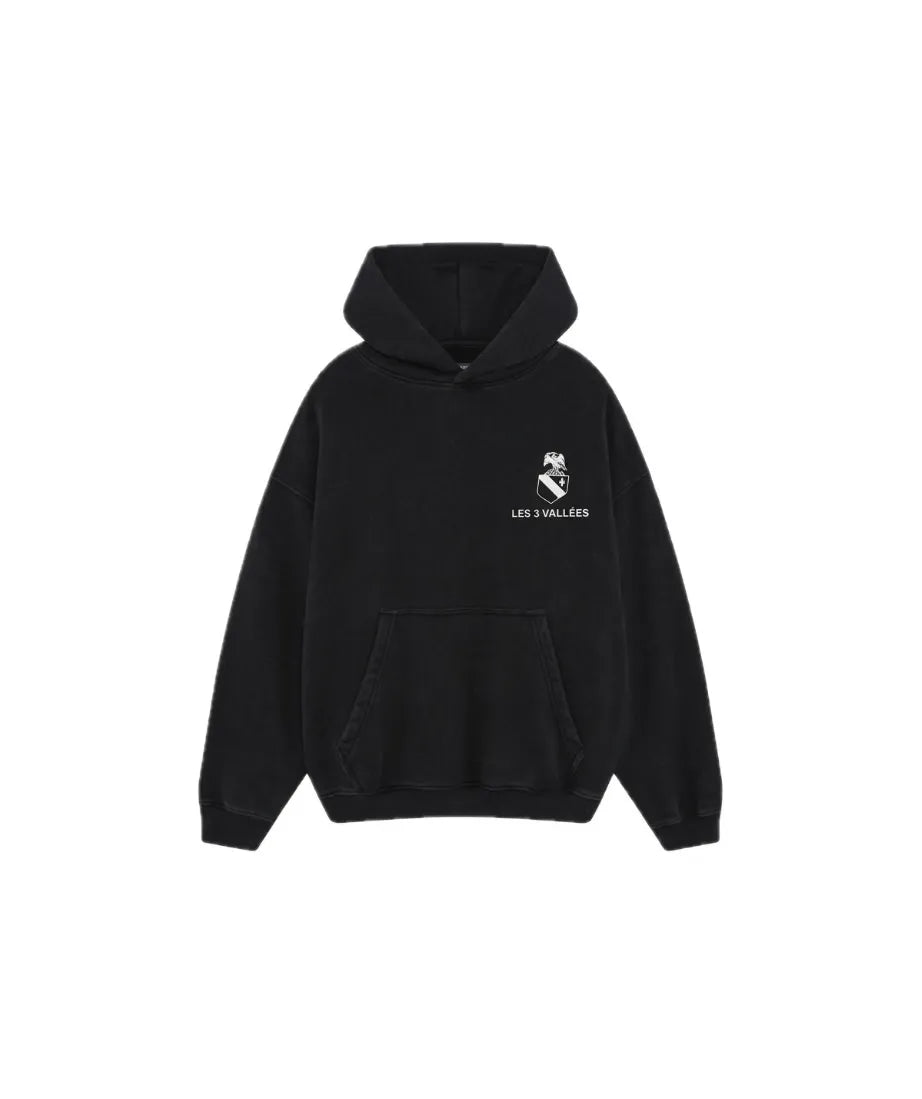 Cole Buxton Resort Les 3 Vallees Hoodie Black