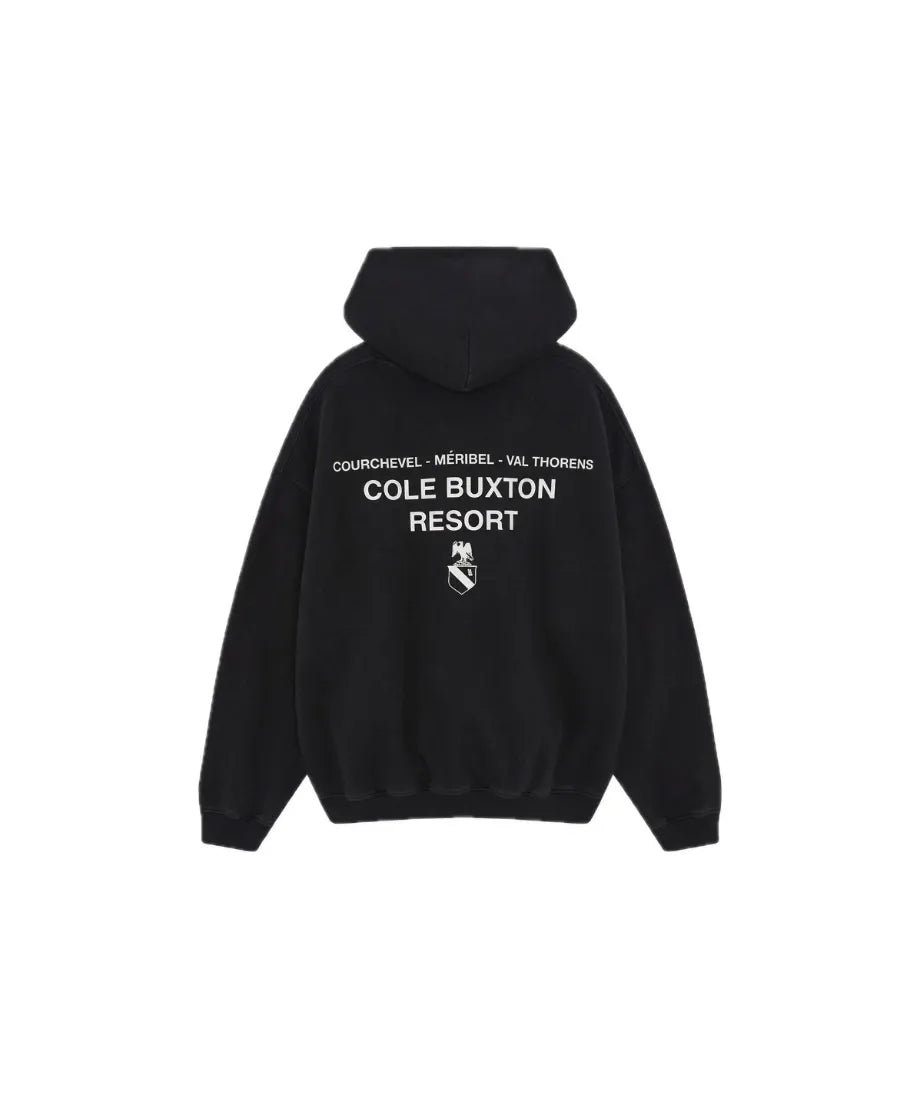 Cole Buxton Resort Les 3 Vallees Hoodie Black