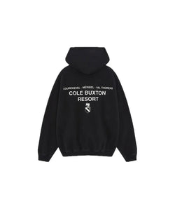 Cole Buxton Resort Les 3 Vallees Hoodie Black