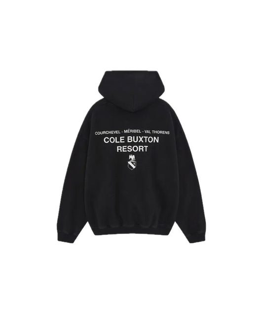 Cole Buxton Resort Les 3 Vallees Hoodie Black