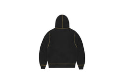 Corteiz Alcatraz Contrast Hoodie Black Yellow