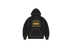 Corteiz Alcatraz Contrast Hoodie Black Yellow