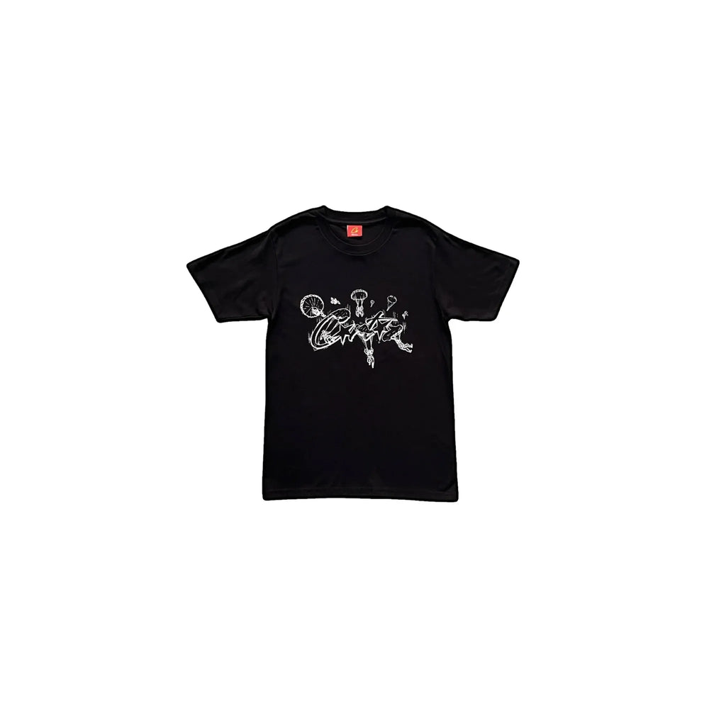 Corteiz Allstarz Skydiver Tee Black