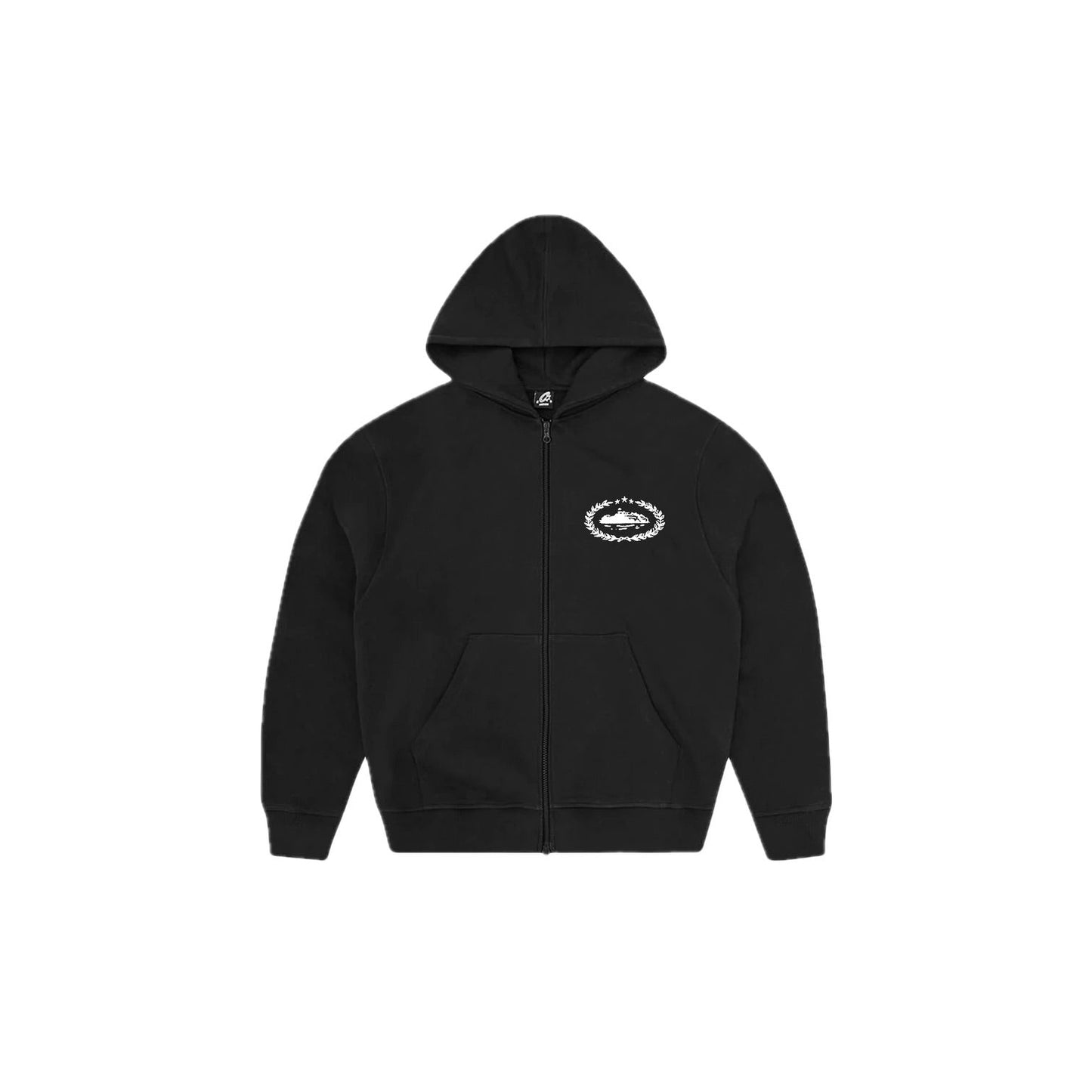 Corteiz Superior Royale Zip Hoodie Black - CRTZ-SUROZ-HOD