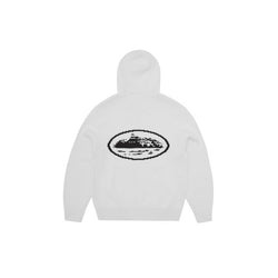 Corteiz Alcatraz Heavy Knit Zip Hoodie Natural - CORT-CAHKZH- NATU