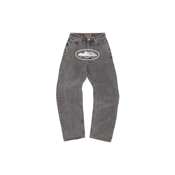 Corteiz Island Baggy Jeans Light Grey  - CRTZ-BAGJEA-LGHTGR