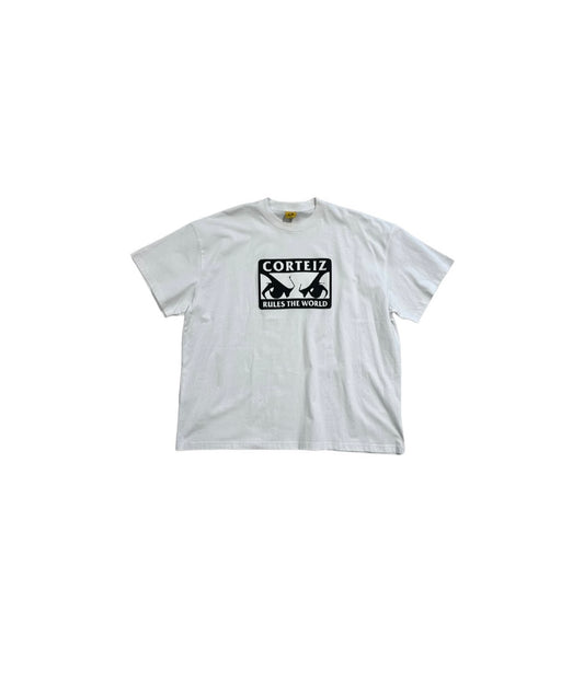 Corteiz No Fear Tee White - CRTZ-NOFEAR-TEE-WHT23