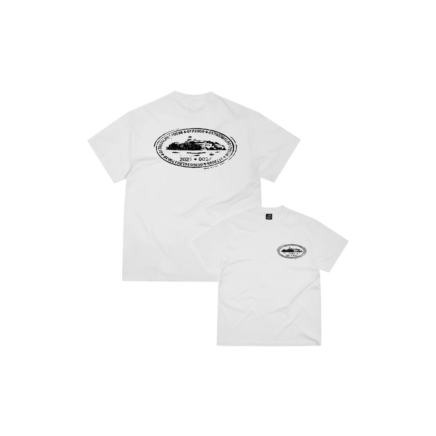 Corteiz Island Stamp White Tee