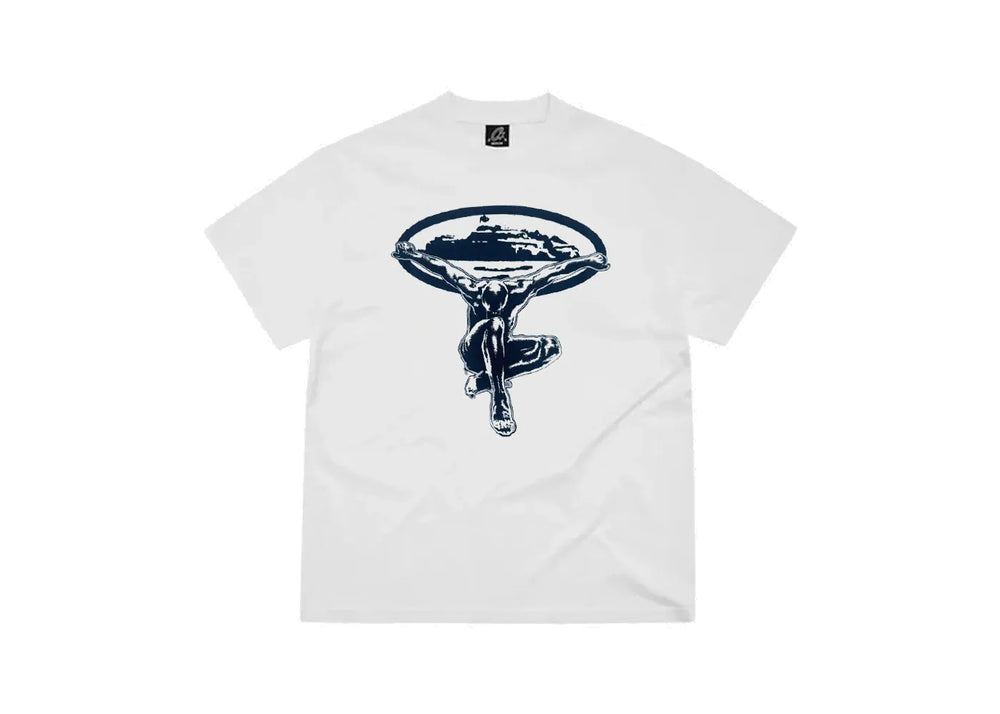 Corteiz RTW Alcatraz Statue T-Shirt White