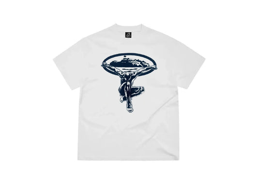 Corteiz RTW Alcatraz Statue T-Shirt White