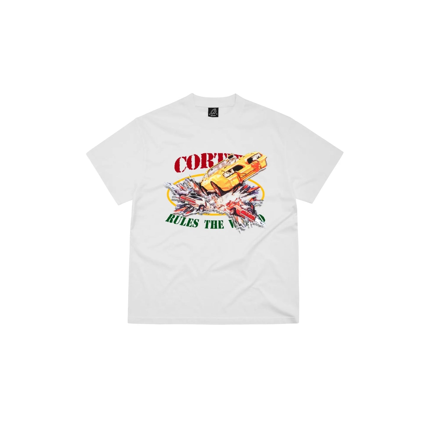 Corteiz Car Crash Tee White - 020183111683