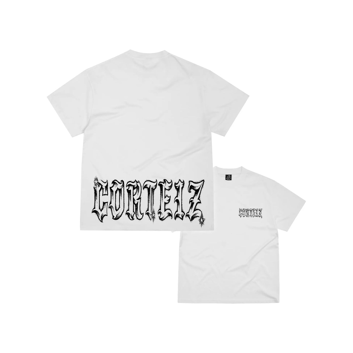 Corteiz Gothic Tee White - 011083523058