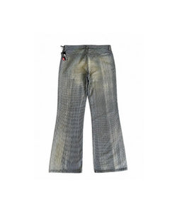 Diesel Flared Stripe Jeans Indigo Blue