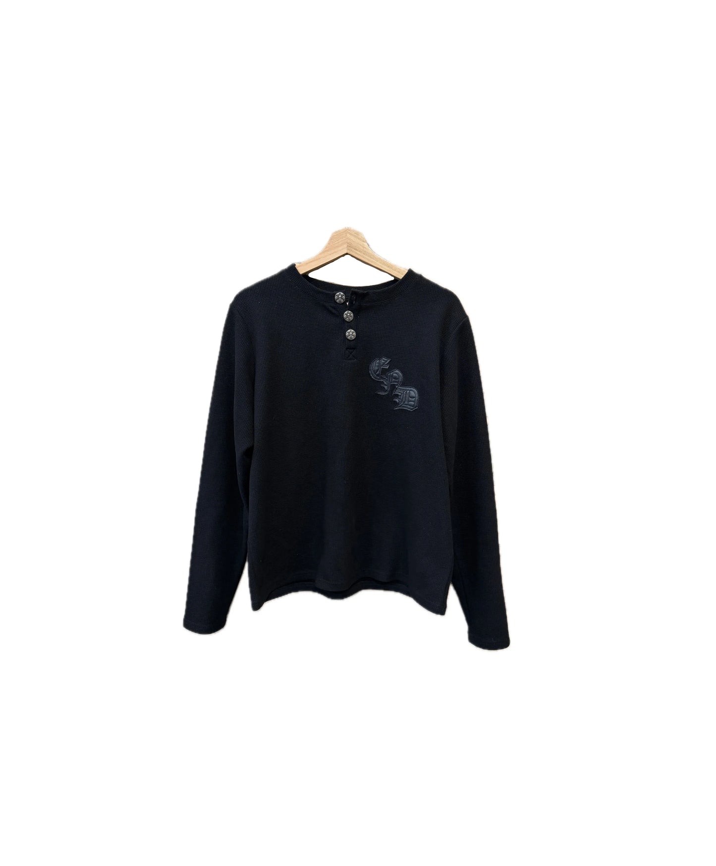 End of Days Henley Thermal L/S Black