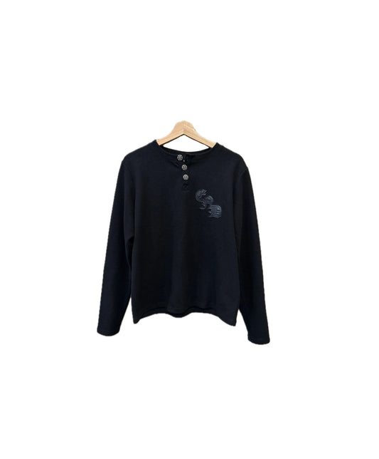 End of Days Henley Thermal L/S Black