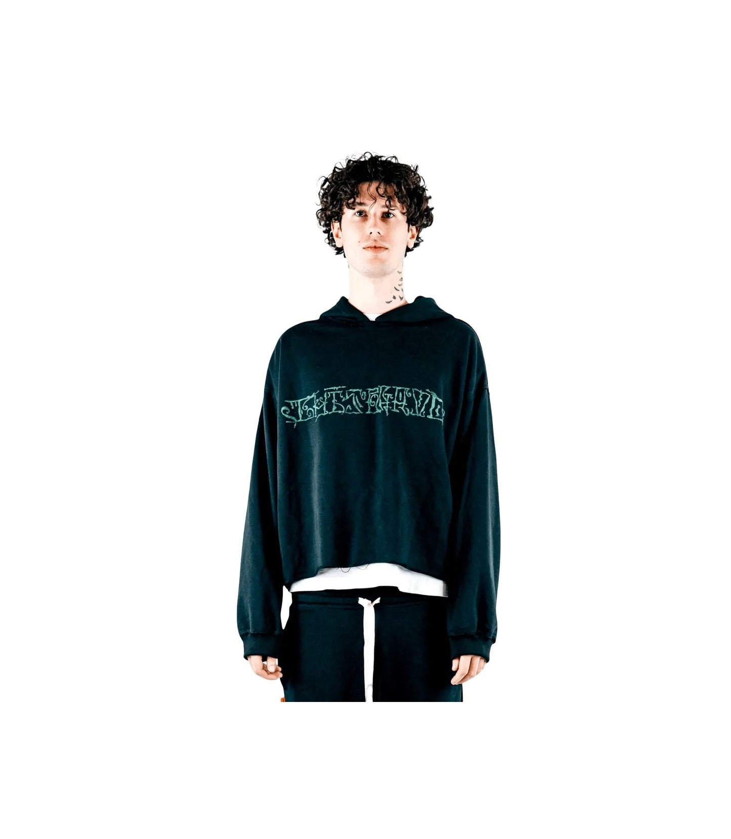 FVCK Arabic Hoodie Bottle Green