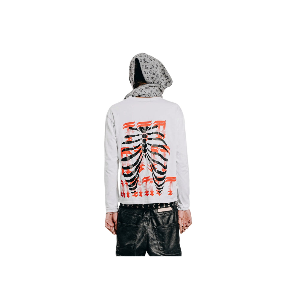 FVCK Ftb Flea Mrket Longsleeve White  - FVCK-FTBW-LS