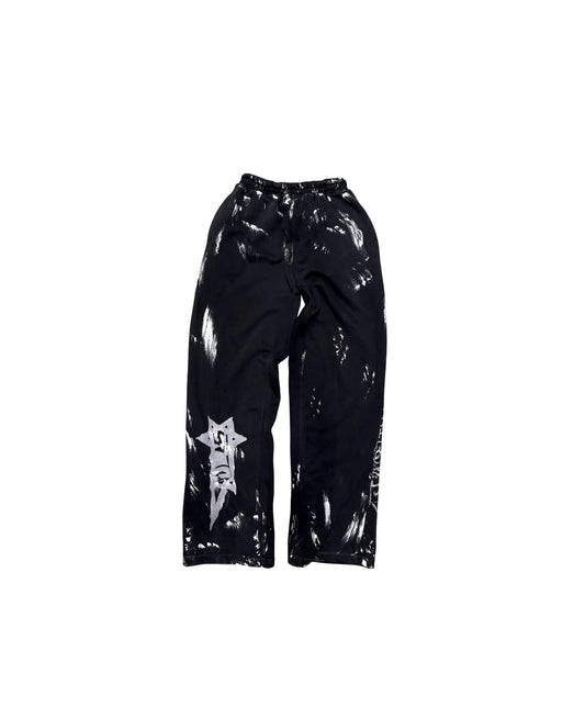 FVCK Flared Arabic Sweatpants Black/White