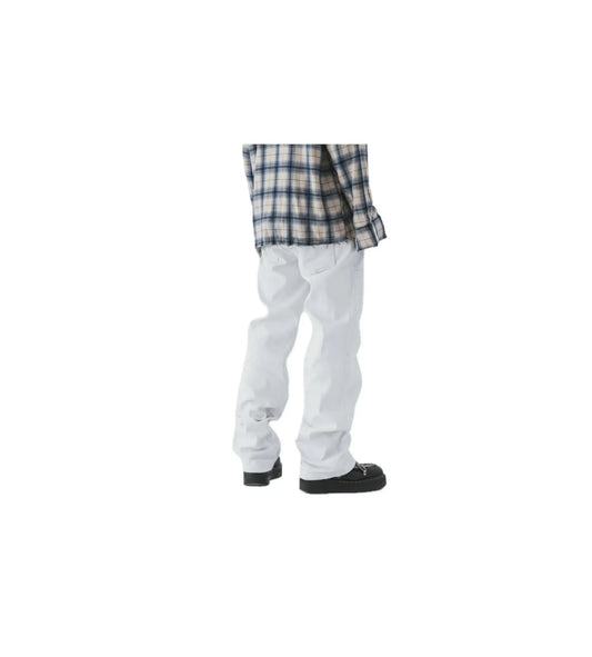 FVCK Studded Waxed Denim White