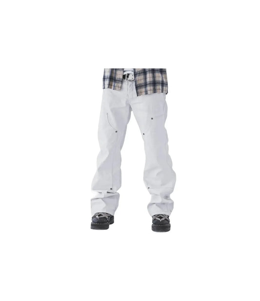 FVCK Studded Waxed Denim White