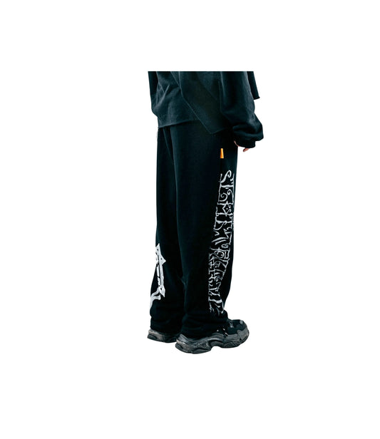 FVCK Arabic Sweatpants White Ash