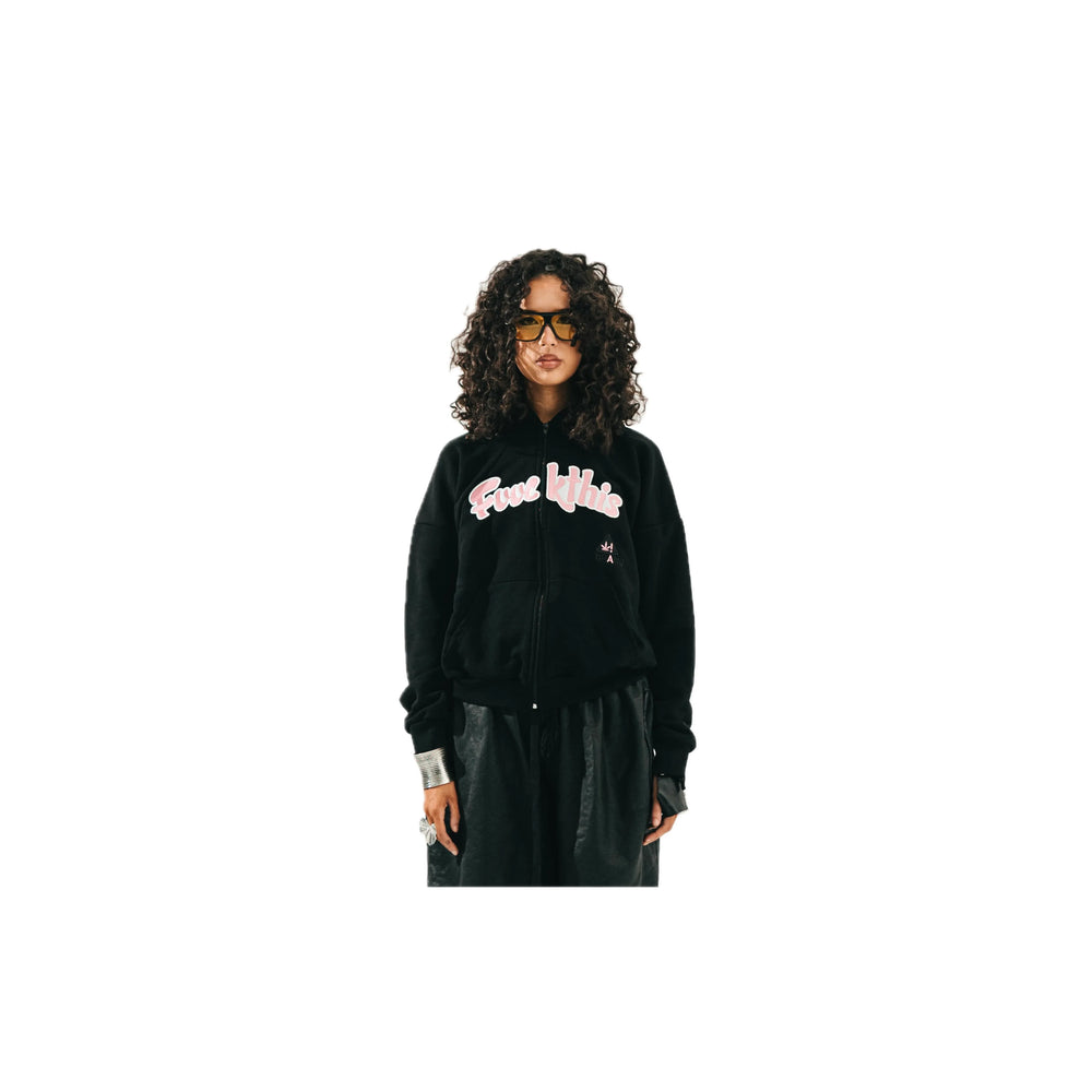 FVCK Cali Zip Hoodie Pink